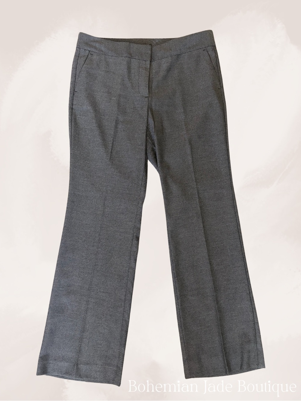 Ann Taylor Factory Petite Herringbone Trouser Pants Women’s 10P